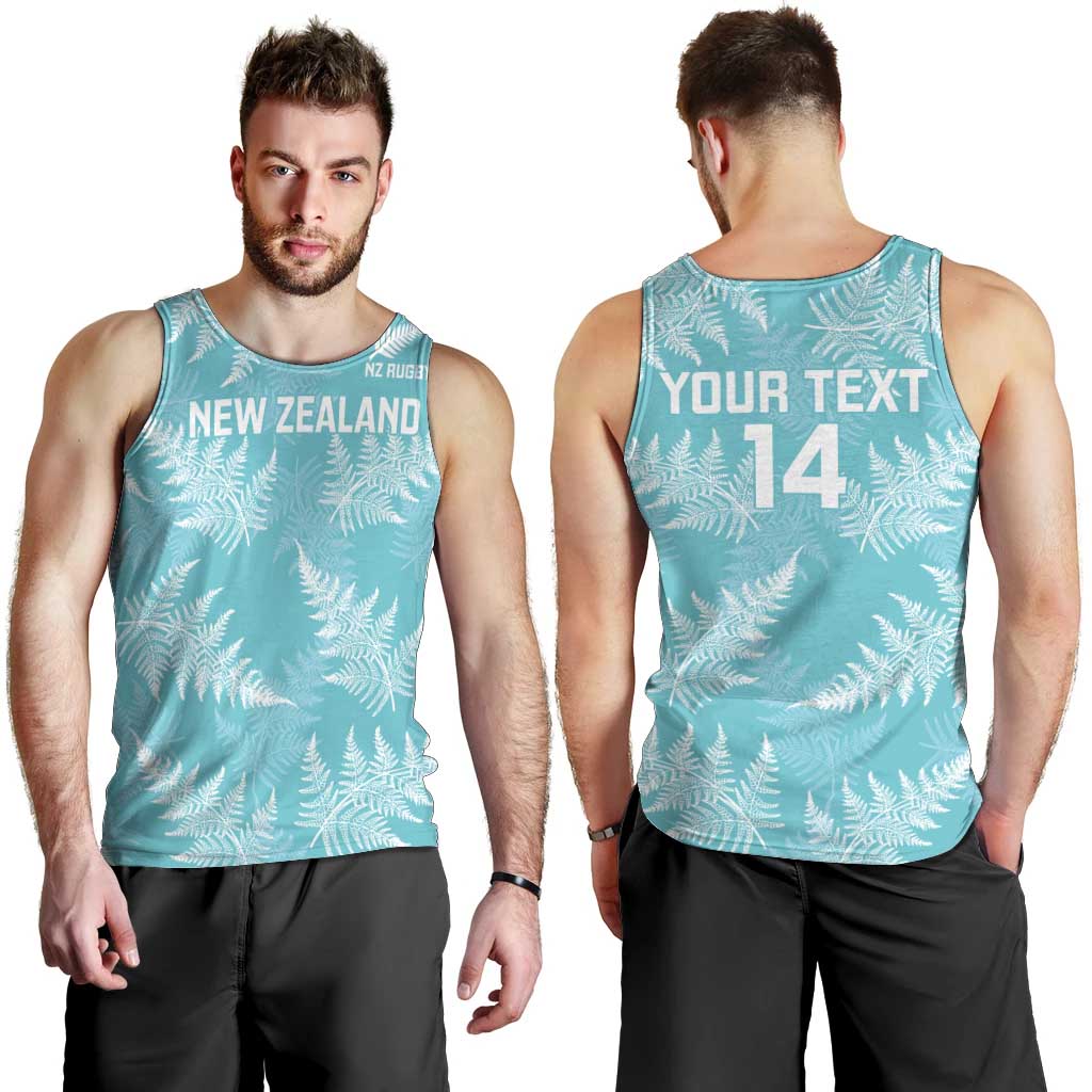 New Zealand Silver Fern Rugby Custom Men Tank Top Go Aotearoa Champions Turquoise Version - Aussie Hoodie