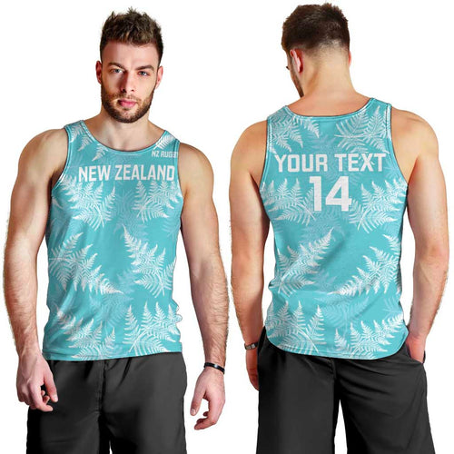 New Zealand Silver Fern Rugby Custom Men Tank Top Go Aotearoa Champions Turquoise Version - Aussie Hoodie