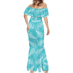 New Zealand Silver Fern Rugby Custom Mermaid Dress Go Aotearoa Champions Turquoise Version - Aussie Hoodie