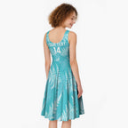 New Zealand Silver Fern Rugby Custom Midi Dress Go Aotearoa Champions Turquoise Version - Aussie Hoodie