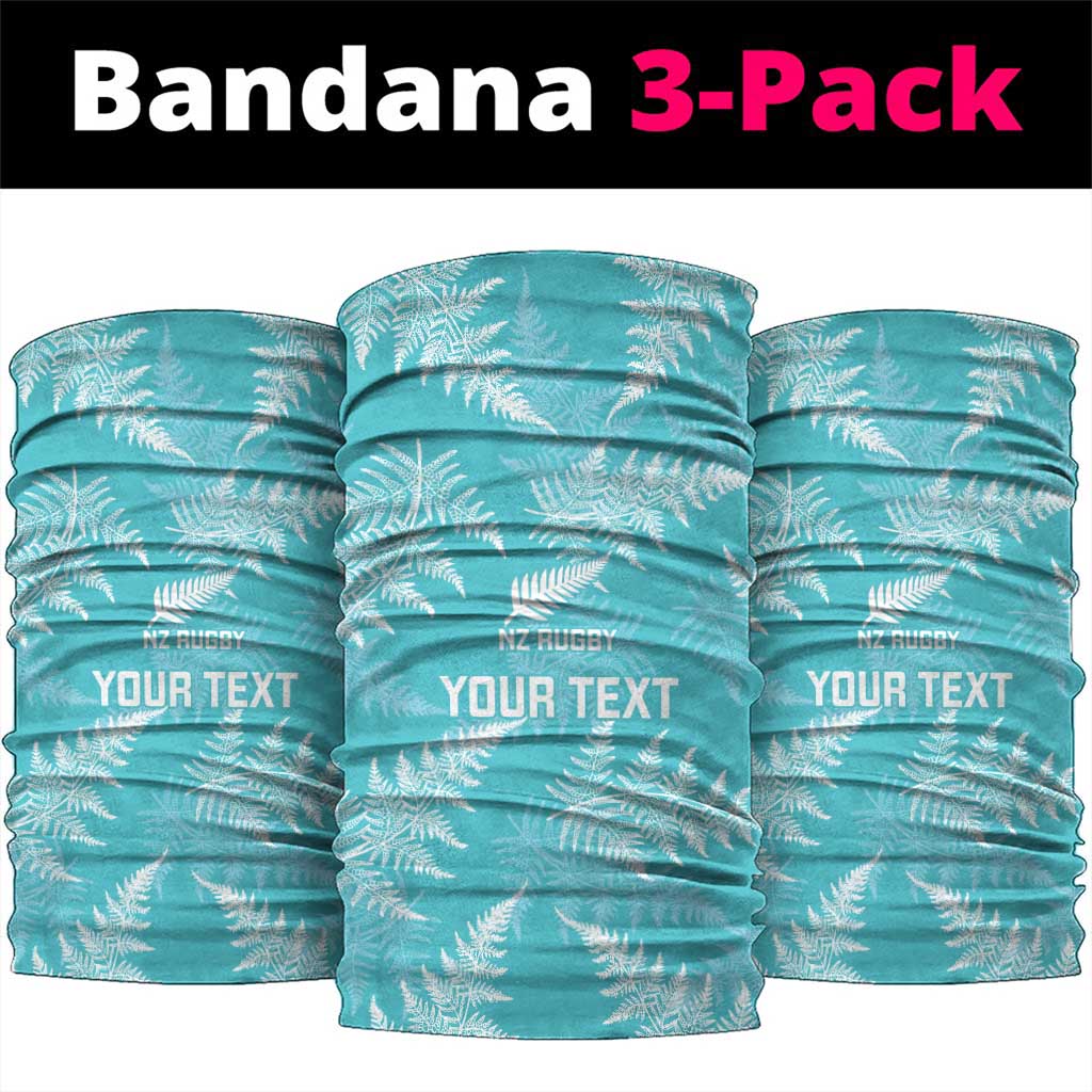 New Zealand Silver Fern Rugby Custom Neck Gaiter Go Aotearoa Champions Turquoise Version - Aussie Hoodie