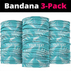New Zealand Silver Fern Rugby Custom Neck Gaiter Go Aotearoa Champions Turquoise Version - Aussie Hoodie