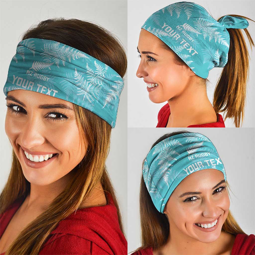 New Zealand Silver Fern Rugby Custom Neck Gaiter Go Aotearoa Champions Turquoise Version - Aussie Hoodie