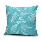 New Zealand Silver Fern Rugby Custom Pillow Cover Go Aotearoa Champions Turquoise Version - Aussie Hoodie