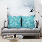 New Zealand Silver Fern Rugby Custom Pillow Cover Go Aotearoa Champions Turquoise Version - Aussie Hoodie