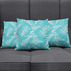 New Zealand Silver Fern Rugby Custom Pillow Cover Go Aotearoa Champions Turquoise Version - Aussie Hoodie