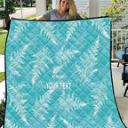 New Zealand Silver Fern Rugby Custom Quilt Go Aotearoa Champions Turquoise Version - Aussie Hoodie