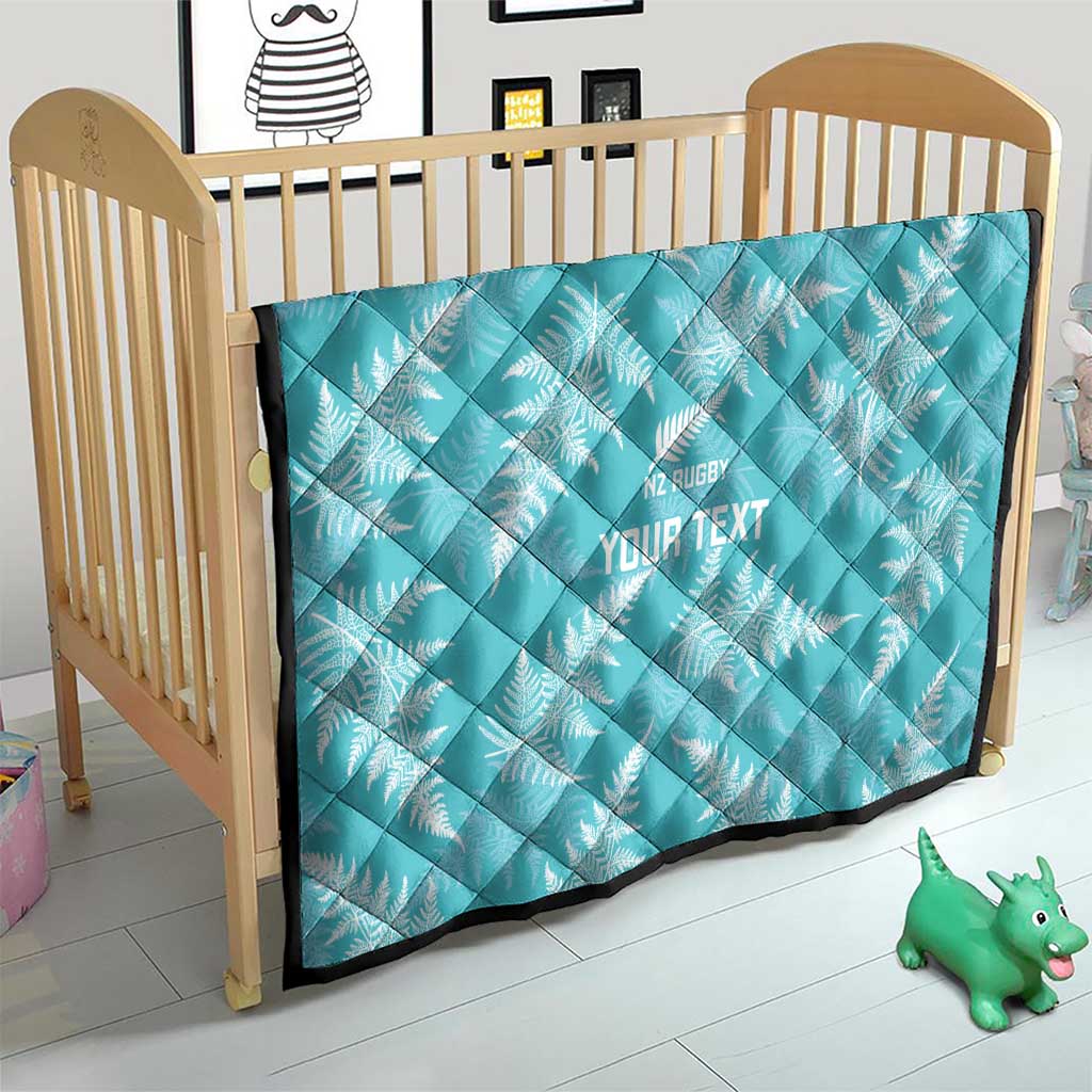 New Zealand Silver Fern Rugby Custom Quilt Go Aotearoa Champions Turquoise Version - Aussie Hoodie