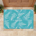 New Zealand Silver Fern Rugby Custom Rubber Doormat Go Aotearoa Champions Turquoise Version - Aussie Hoodie