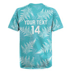 New Zealand Silver Fern Rugby Custom Rugby Jersey Go Aotearoa Champions Turquoise Version - Aussie Hoodie