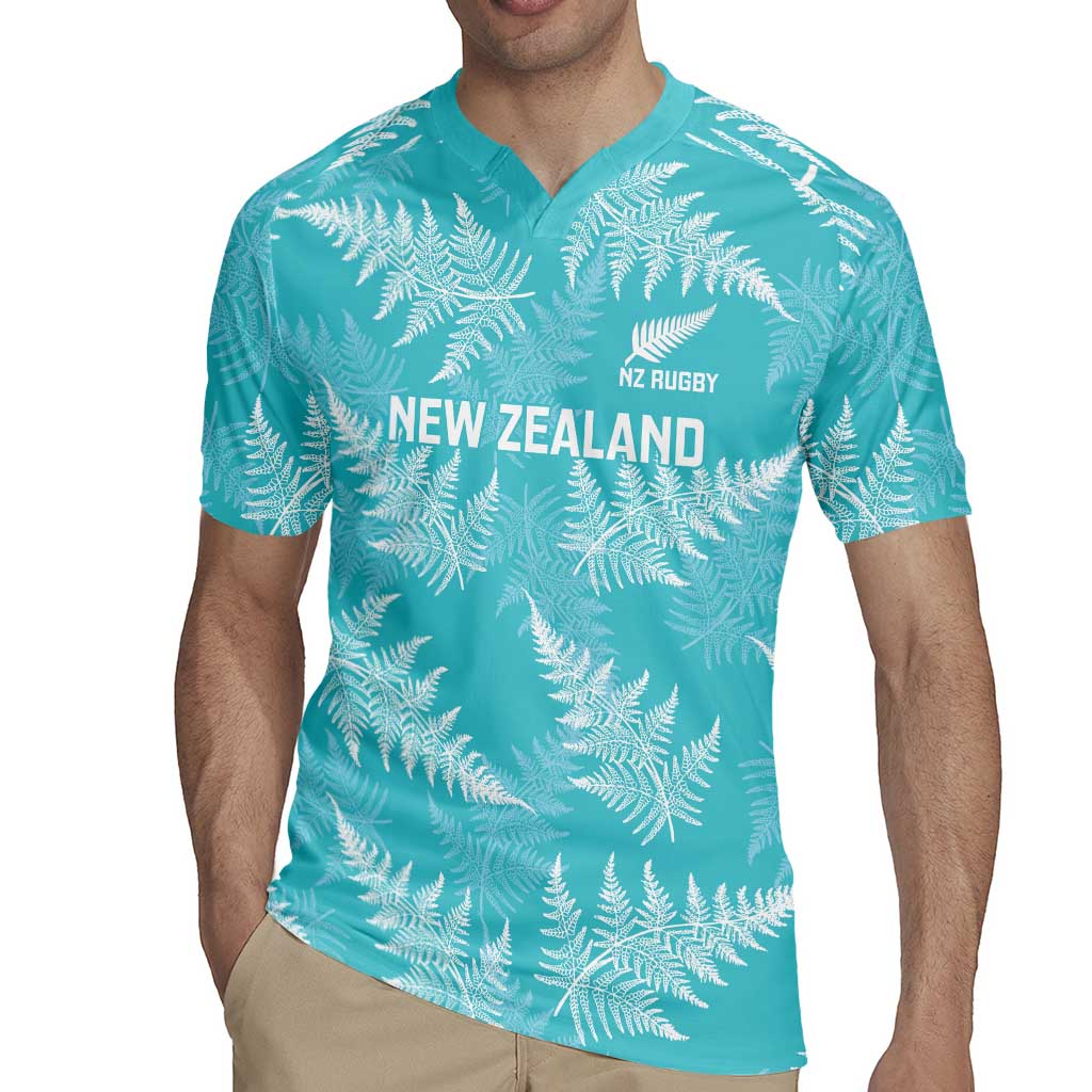 New Zealand Silver Fern Rugby Custom Rugby Jersey Go Aotearoa Champions Turquoise Version - Aussie Hoodie