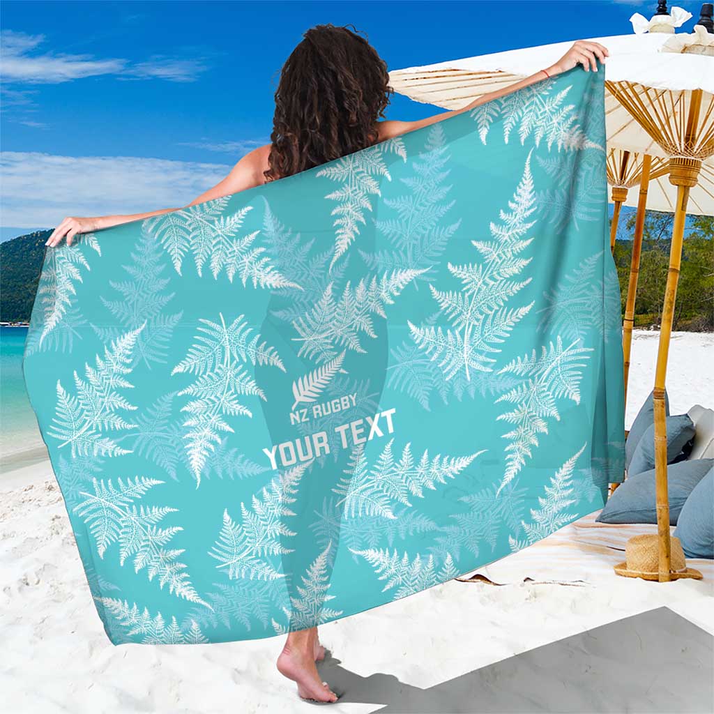 New Zealand Silver Fern Rugby Custom Sarong Go Aotearoa Champions Turquoise Version - Aussie Hoodie