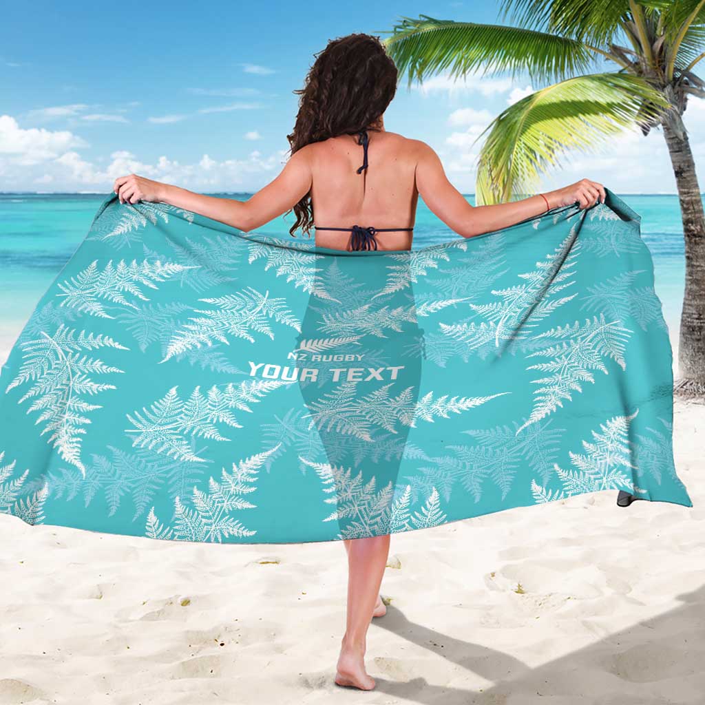New Zealand Silver Fern Rugby Custom Sarong Go Aotearoa Champions Turquoise Version - Aussie Hoodie