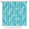 New Zealand Silver Fern Rugby Custom Shower Curtain Go Aotearoa Champions Turquoise Version - Aussie Hoodie