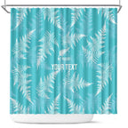 New Zealand Silver Fern Rugby Custom Shower Curtain Go Aotearoa Champions Turquoise Version - Aussie Hoodie