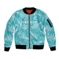 New Zealand Silver Fern Rugby Custom Sleeve Zip Bomber Jacket Go Aotearoa Champions Turquoise Version - Aussie Hoodie