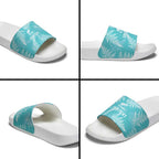 New Zealand Silver Fern Rugby Custom Slide Sandals Go Aotearoa Champions Turquoise Version - Aussie Hoodie