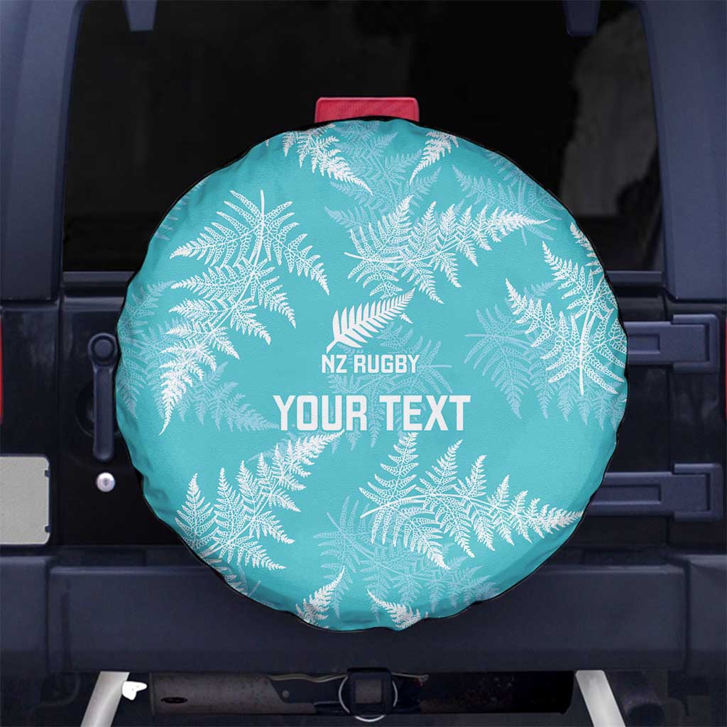 New Zealand Silver Fern Rugby Custom Spare Tire Cover Go Aotearoa Champions Turquoise Version - Aussie Hoodie