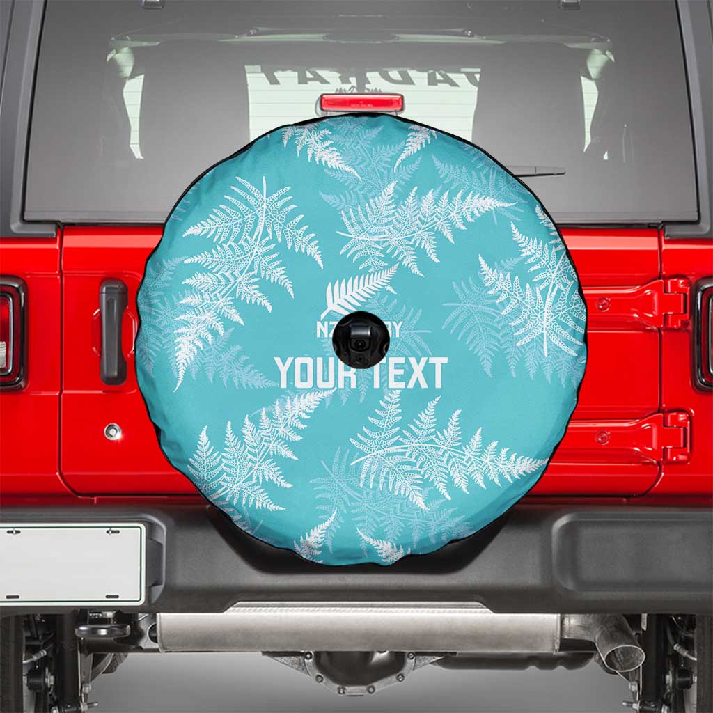New Zealand Silver Fern Rugby Custom Spare Tire Cover Go Aotearoa Champions Turquoise Version - Aussie Hoodie