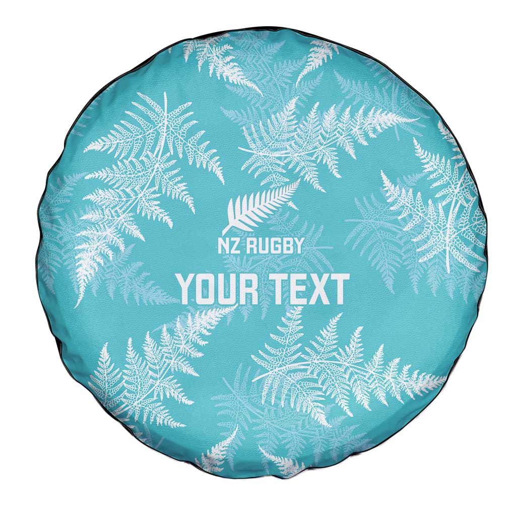 New Zealand Silver Fern Rugby Custom Spare Tire Cover Go Aotearoa Champions Turquoise Version - Aussie Hoodie