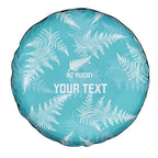 New Zealand Silver Fern Rugby Custom Spare Tire Cover Go Aotearoa Champions Turquoise Version - Aussie Hoodie