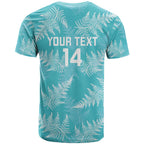 New Zealand Silver Fern Rugby Custom T Shirt Go Aotearoa Champions Turquoise Version - Aussie Hoodie
