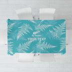 New Zealand Silver Fern Rugby Custom Tablecloth Go Aotearoa Champions Turquoise Version - Aussie Hoodie