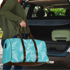 New Zealand Silver Fern Rugby Custom Travel Bag Go Aotearoa Champions Turquoise Version - Aussie Hoodie