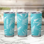 New Zealand Silver Fern Rugby Custom Tumbler Cup Go Aotearoa Champions Turquoise Version - Aussie Hoodie