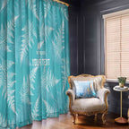 New Zealand Silver Fern Rugby Custom Window Curtain Go Aotearoa Champions Turquoise Version - Aussie Hoodie