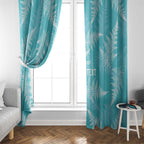 New Zealand Silver Fern Rugby Custom Window Curtain Go Aotearoa Champions Turquoise Version - Aussie Hoodie