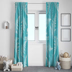 New Zealand Silver Fern Rugby Custom Window Curtain Go Aotearoa Champions Turquoise Version - Aussie Hoodie