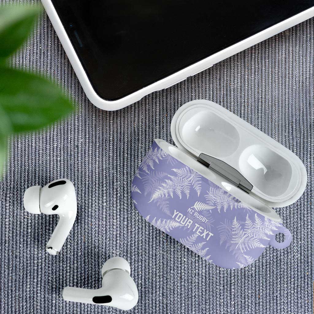 New Zealand Silver Fern Rugby Custom AirPods Case Go Aotearoa Champions Purple Version - Aussie Hoodie