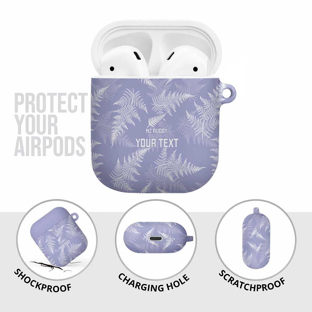 New Zealand Silver Fern Rugby Custom AirPods Case Go Aotearoa Champions Purple Version - Aussie Hoodie