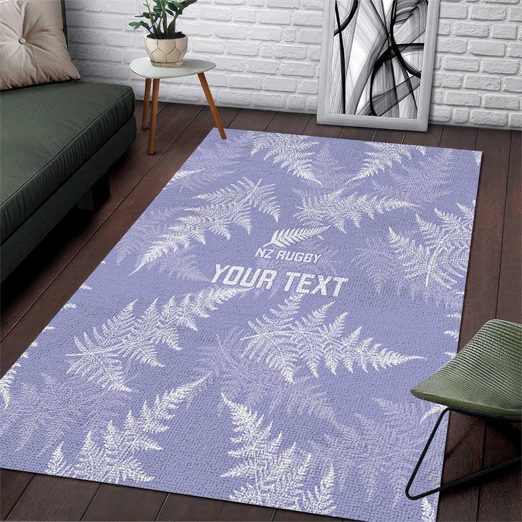 New Zealand Silver Fern Rugby Custom Area Rug Go Aotearoa Champions Purple Version - Aussie Hoodie