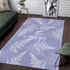 New Zealand Silver Fern Rugby Custom Area Rug Go Aotearoa Champions Purple Version - Aussie Hoodie