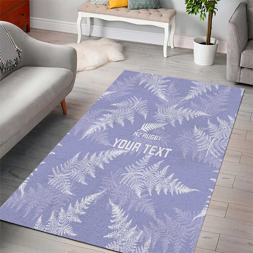 New Zealand Silver Fern Rugby Custom Area Rug Go Aotearoa Champions Purple Version - Aussie Hoodie