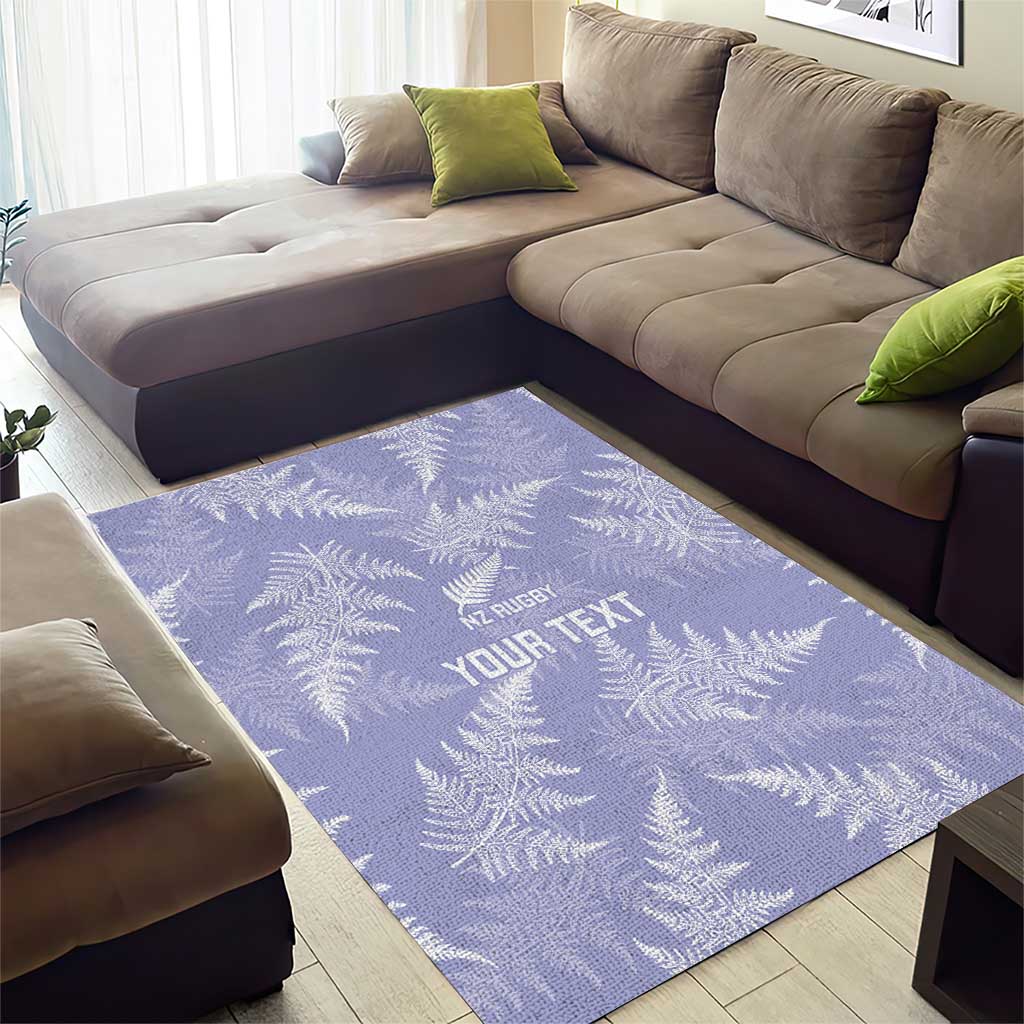 New Zealand Silver Fern Rugby Custom Area Rug Go Aotearoa Champions Purple Version - Aussie Hoodie