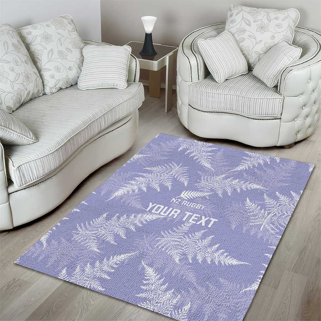 New Zealand Silver Fern Rugby Custom Area Rug Go Aotearoa Champions Purple Version - Aussie Hoodie