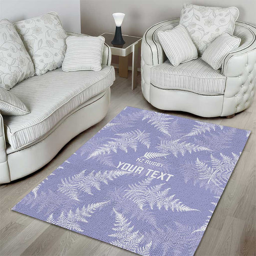 New Zealand Silver Fern Rugby Custom Area Rug Go Aotearoa Champions Purple Version - Aussie Hoodie