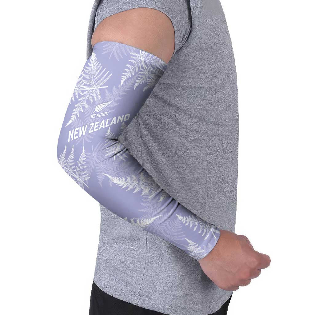 New Zealand Silver Fern Rugby Custom Arm Sleeves Go Aotearoa Champions Purple Version - Aussie Hoodie