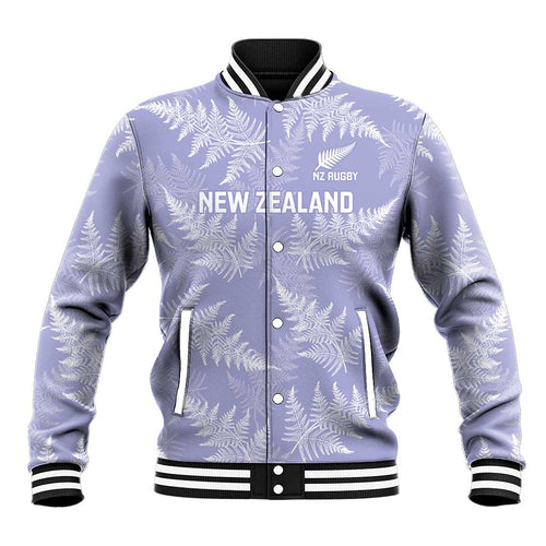 New Zealand Silver Fern Rugby Custom Baseball Jacket Go Aotearoa Champions Purple Version - Aussie Hoodie