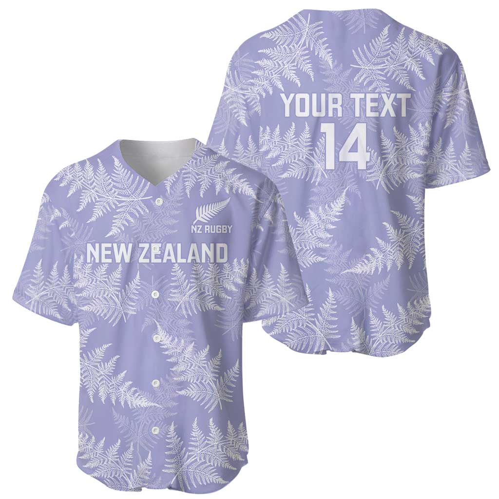 New Zealand Silver Fern Rugby Custom Baseball Jersey Go Aotearoa Champions Purple Version - Aussie Hoodie