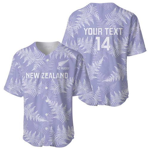 New Zealand Silver Fern Rugby Custom Baseball Jersey Go Aotearoa Champions Purple Version - Aussie Hoodie