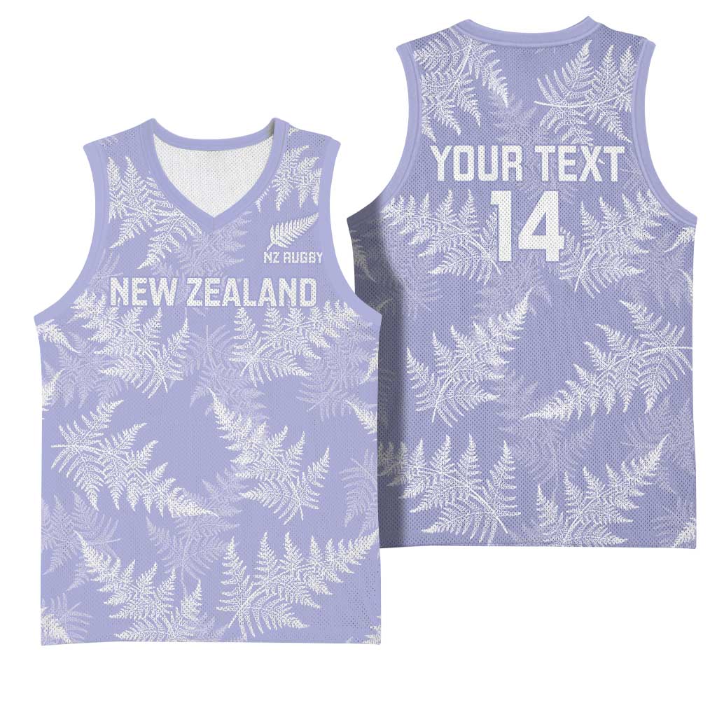 New Zealand Silver Fern Rugby Custom Basketball Jersey Go Aotearoa Champions Purple Version - Aussie Hoodie