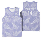 New Zealand Silver Fern Rugby Custom Basketball Jersey Go Aotearoa Champions Purple Version - Aussie Hoodie