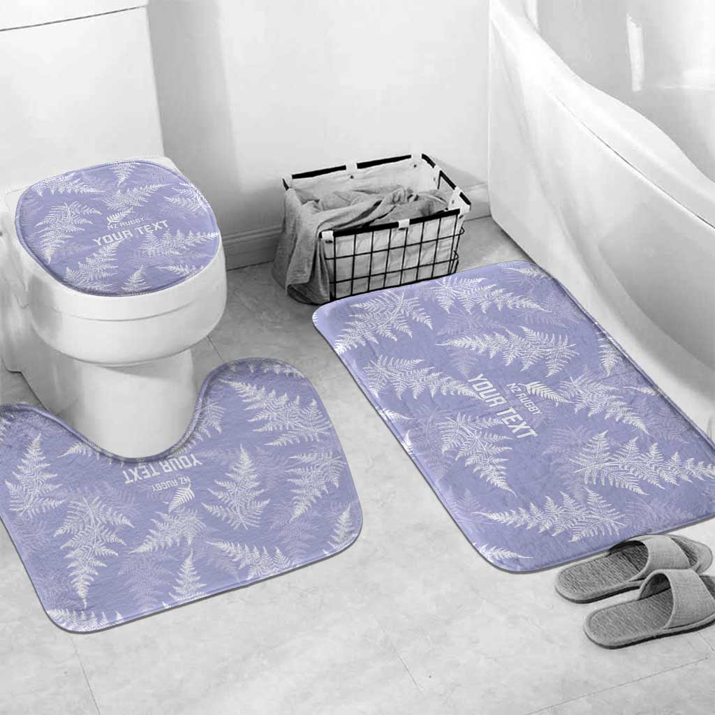 New Zealand Silver Fern Rugby Custom Bathroom Set Go Aotearoa Champions Purple Version - Aussie Hoodie