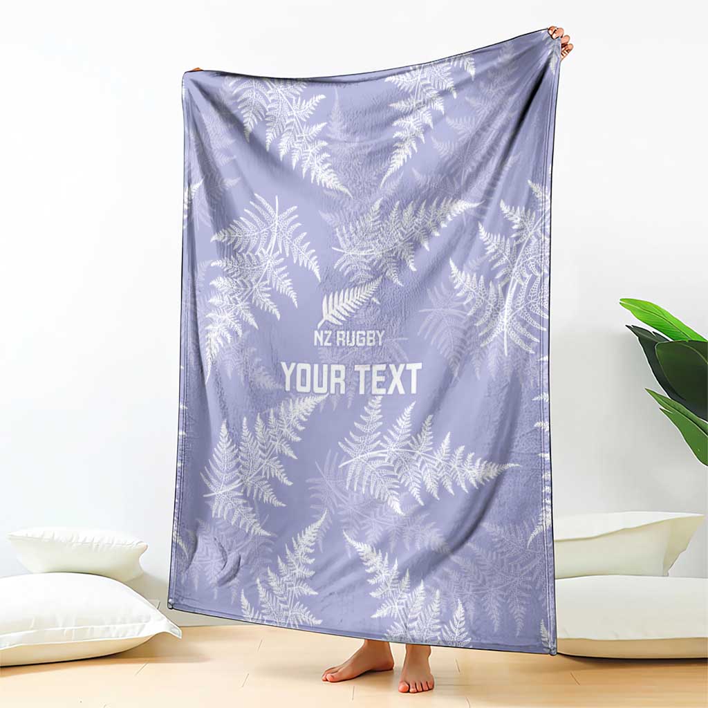 New Zealand Silver Fern Rugby Custom Blanket Go Aotearoa Champions Purple Version - Aussie Hoodie