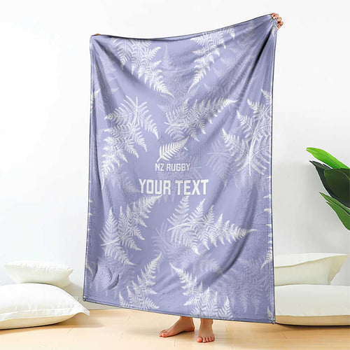 New Zealand Silver Fern Rugby Custom Blanket Go Aotearoa Champions Purple Version - Aussie Hoodie