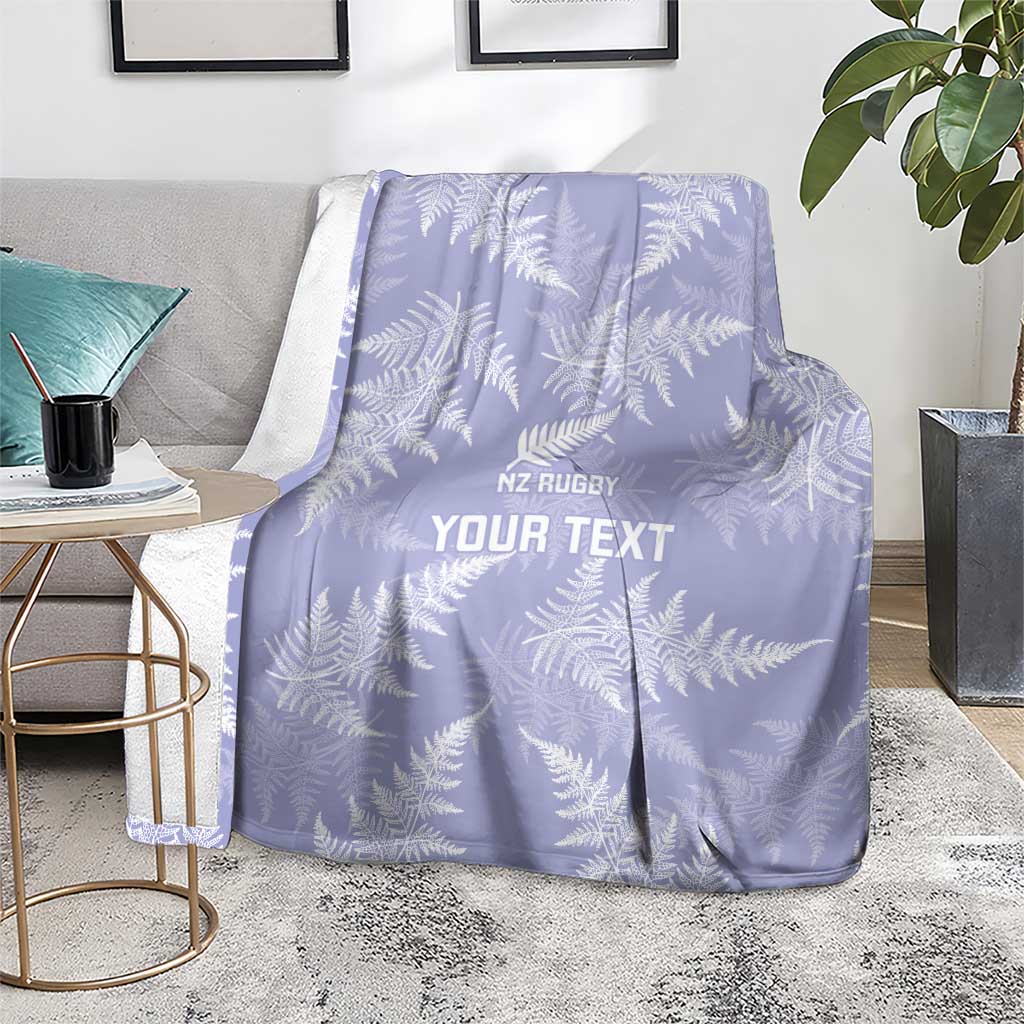 New Zealand Silver Fern Rugby Custom Blanket Go Aotearoa Champions Purple Version - Aussie Hoodie